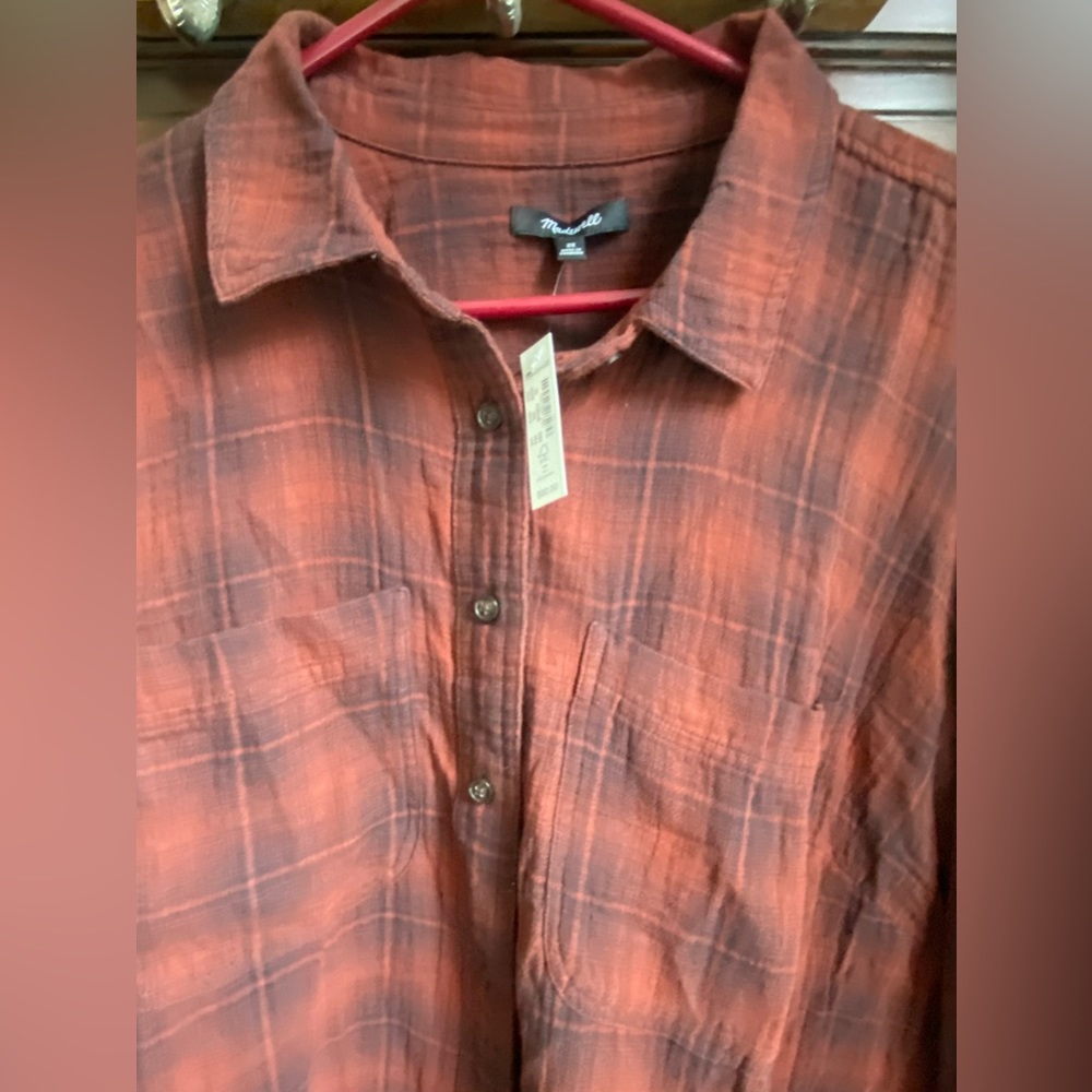NWT Madewell plus shirt shacket - Picture 8 of 14
